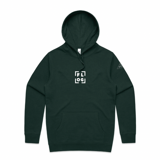 Flog Box Logo Hoodie - Pine Green - PRESALE